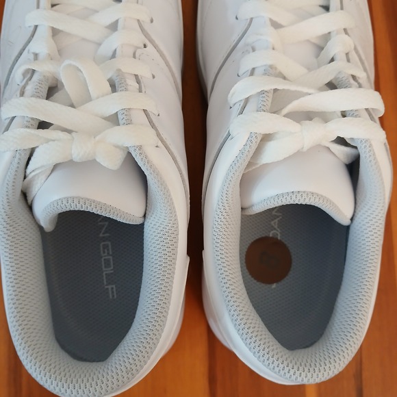 Jordan Nu Retro 1 Mens Size 8 White Leather Golf Shoes Sneakers FZ4153-100 main image 2